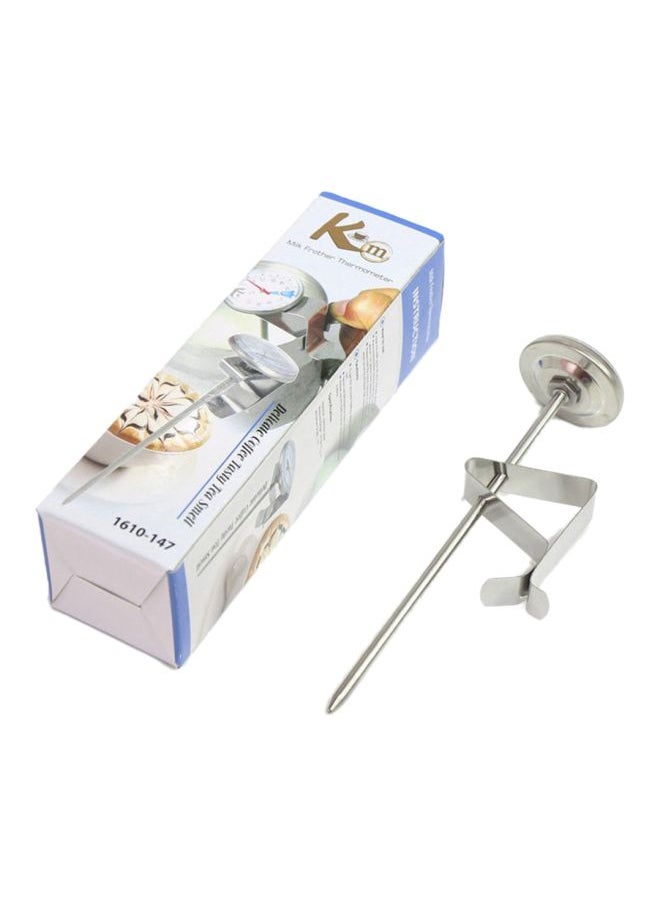 Coffee Thermometer With Clipper Silver 12.3x3.4cm