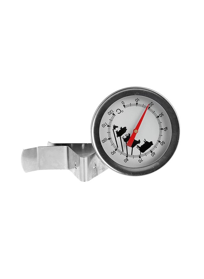 Beverage Stainless Steel Thermometer Silver