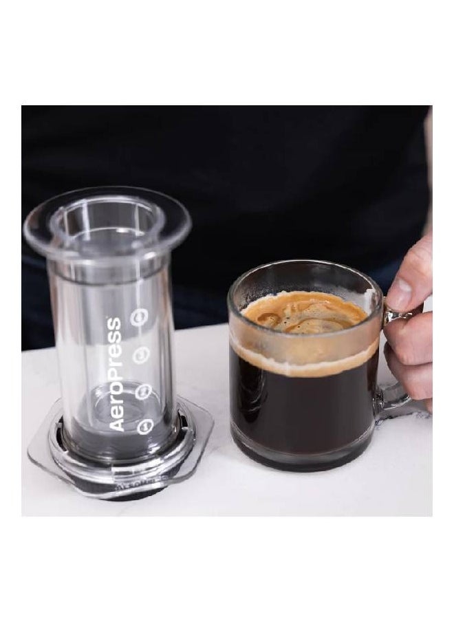 Coffee Maker, 3-in-1 Brewing, Portable, Made in USA, Clear - 1-2 Cups