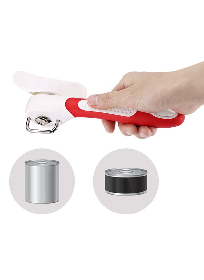 Manual Can Opener With Soft Grip Handle Rea/White 0.2kg