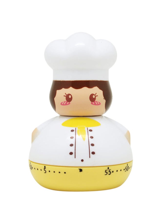 Cooking Chef Designed Kitchen Timer Yellow