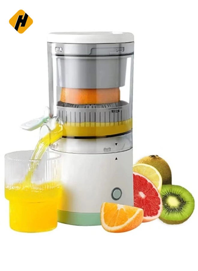 Portable Blender, Electric Citrus Juicer Rechargeable Hands-Free Masticating Orange Juicer Lemon Squeezer with USB Travel Cup for Gym, Car, Office, On The Go