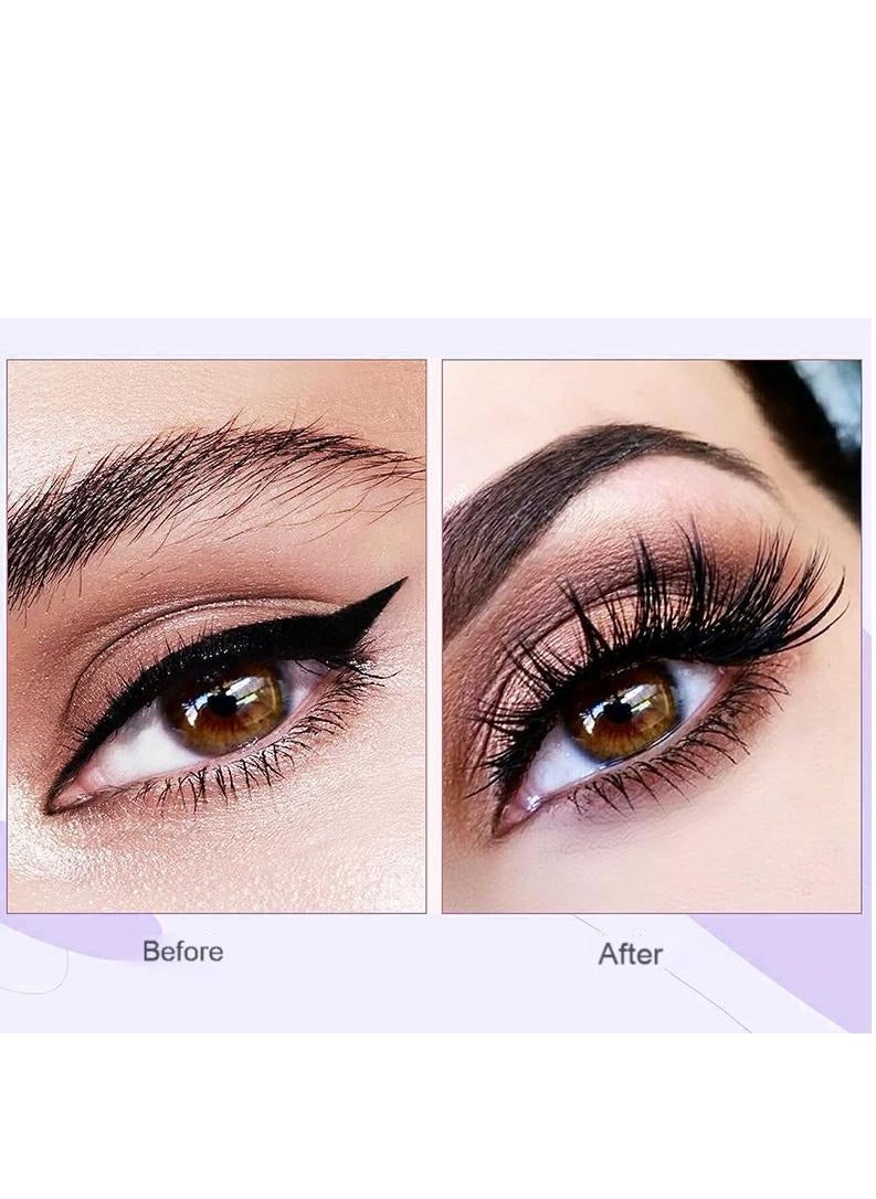 mixed Five styles high volume DD curvature nutrual false eyelashes for party and daily makeup