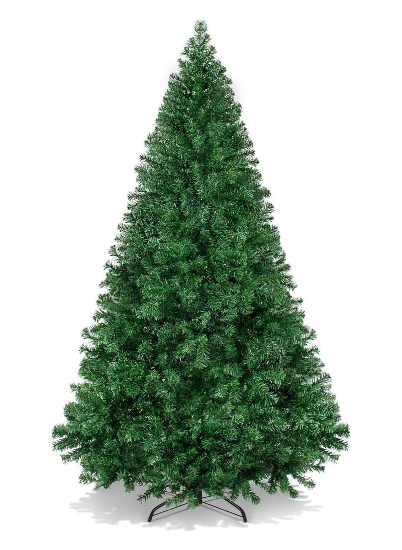 Pine Needles Artificial Christmas Trees 120CM,500 Full Branches Tips Xmas Holiday Tree for Home and Office Small Spaces,Easy Assembly Metal Stand