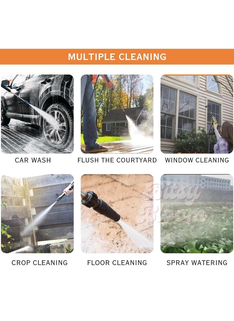 High Pressure Car Washer with Shampoo Cordless Powerful Washer