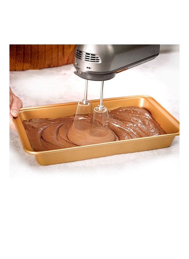 Dividers Non-Stick Divided Brownie Pan Orange 32 x 5.3 x 20.7cm