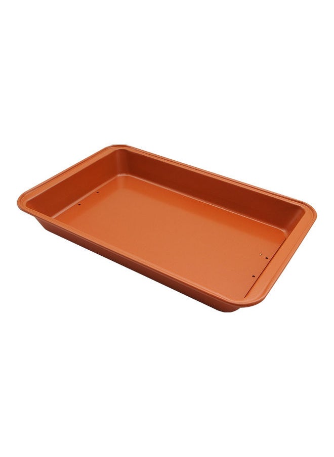 Dividers Non-Stick Divided Brownie Pan Orange 32 x 5.3 x 20.7cm