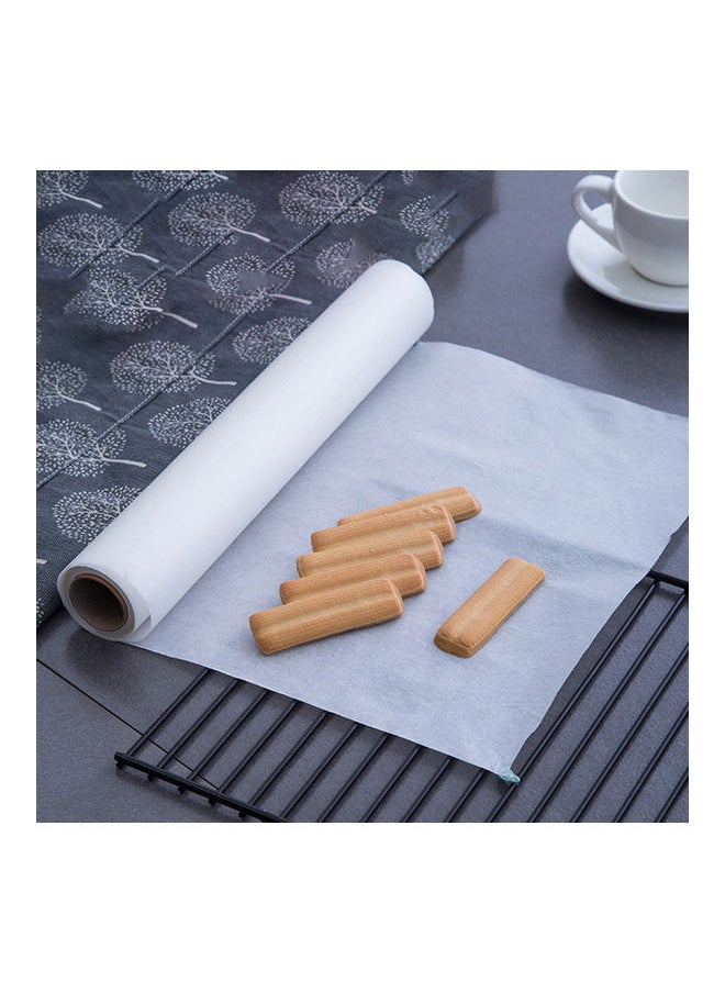 Non-Stick Cooking Paper Roll for Baking White