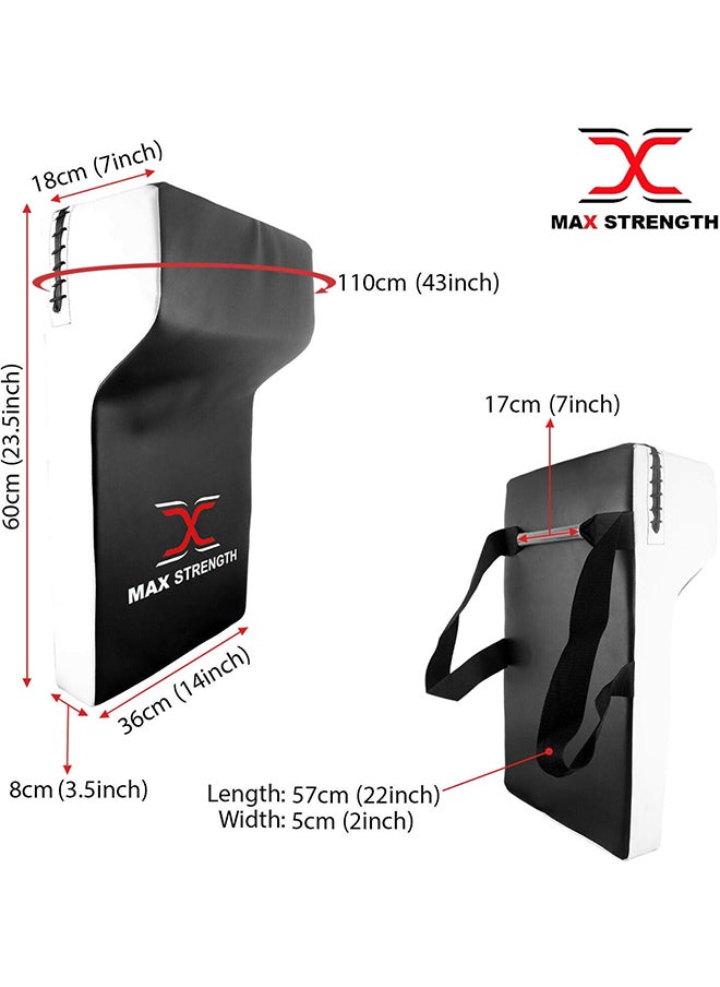 Max Strength Rugby Shield Kickboxing Punching Boxing Workout Pad