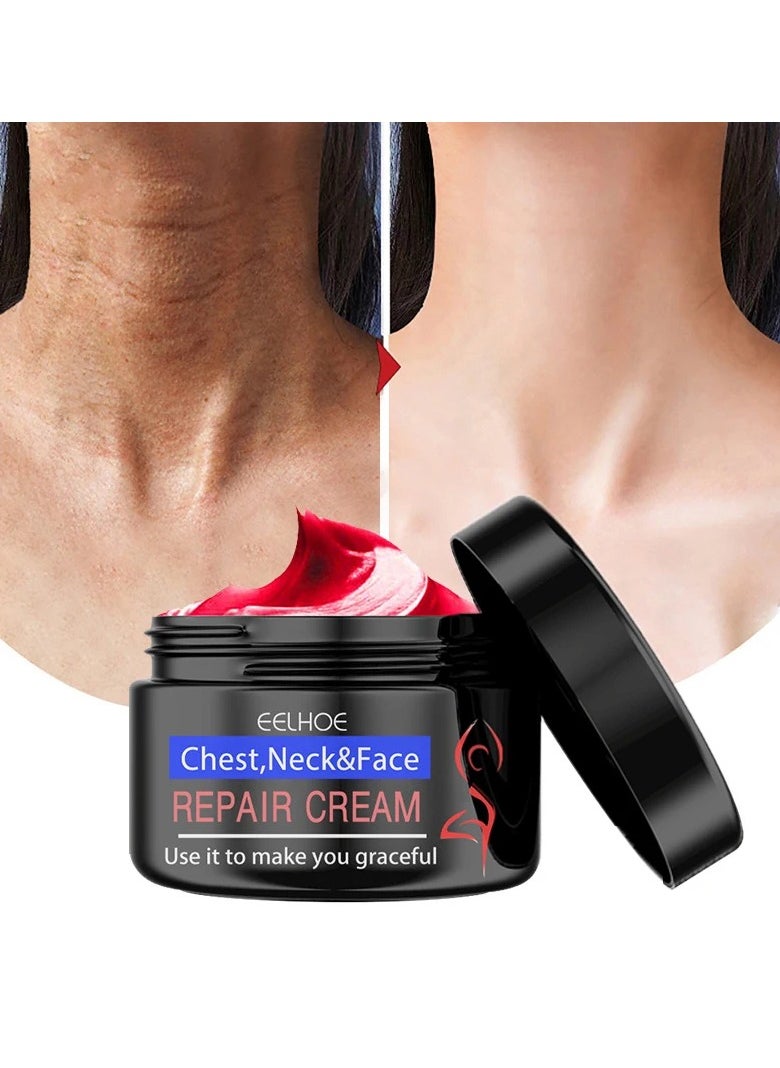 Facial Repair Cream, Neck Wrinkle Remover Cream, Whitening Brightening Anti Ageing Skin Tightening Cream, Moisturizing Neck Firming Cream Lotion, Repair Cream For Face, Chest, Neck