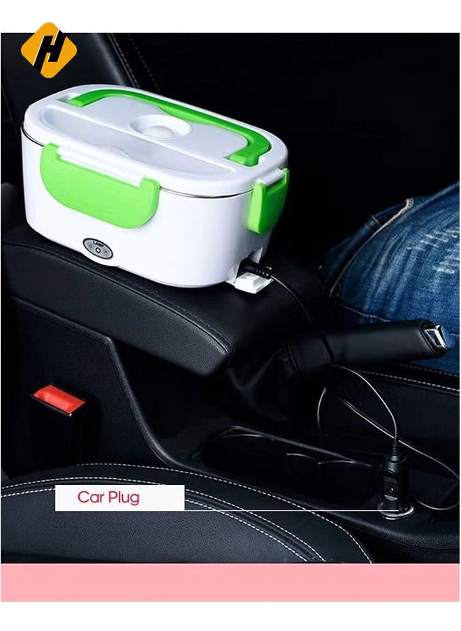 Multi-functional Electric Heating Lunch Box Portable Food Heater Food Warmer with Removable Container for Home Office Car Use