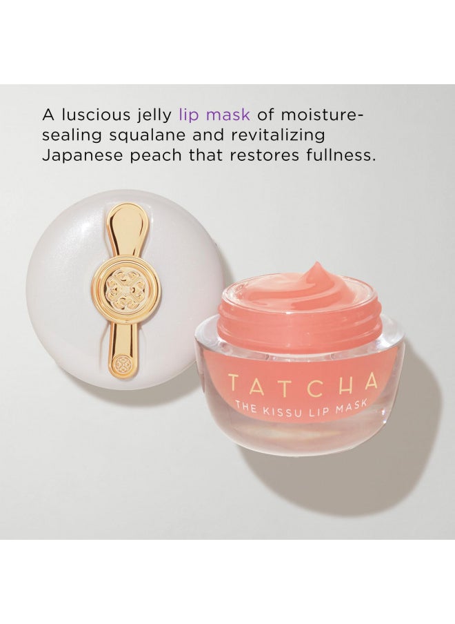 Tatcha  u Lip Mask | Overnight Lip Scrub Exfoliator To Plump and Hydrate Lips, 9.0 G | 0.32 Oz