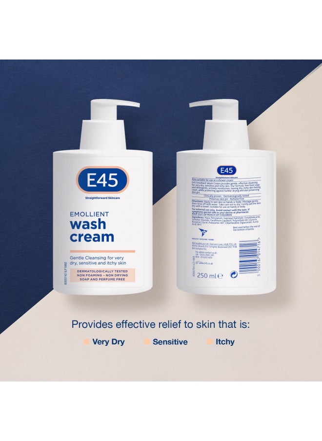 E45 Wash Cream 250Ml