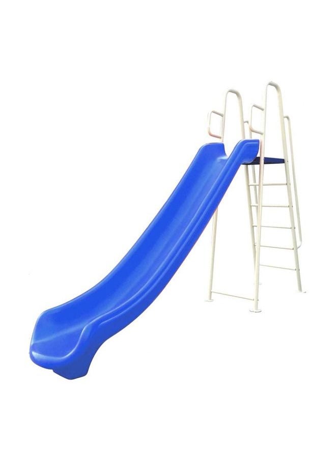 Kids Outdoor Fun Long Plastic Single Slide