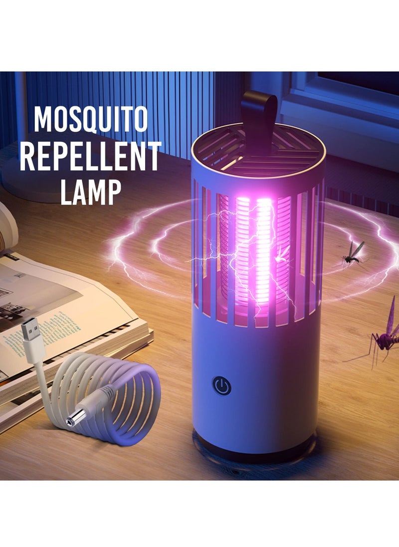 Bug Zapper Electric Mosquito Trap, Effective Suction Mosquito Killer Lamp, Outdoor Mosquito Fly Insect Killer for Backyard, Terrace, Home, Indoor, and Outdoor