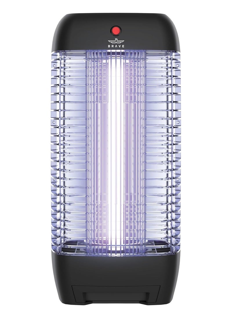 10W Electric Insect Killer Bug Zapper with 1800V Mosquito Lamp & Interchangeable UV Tube, Effective for Mosquitoes & Flying Insects, Perfect for Home & Commercial Use (Black)