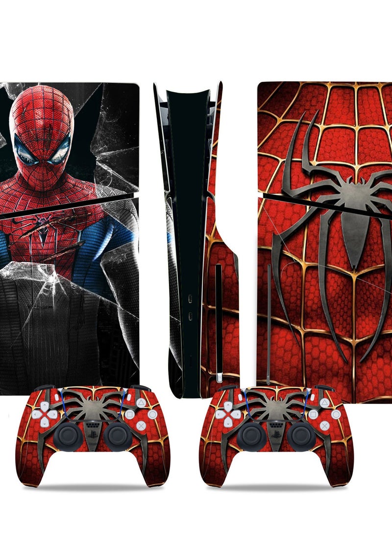 PS5 Slim Optical Drive Version Game Cconsole Full Body Ssticker Digital Version Sticker Spider Man 2 Limited Creative Sticker