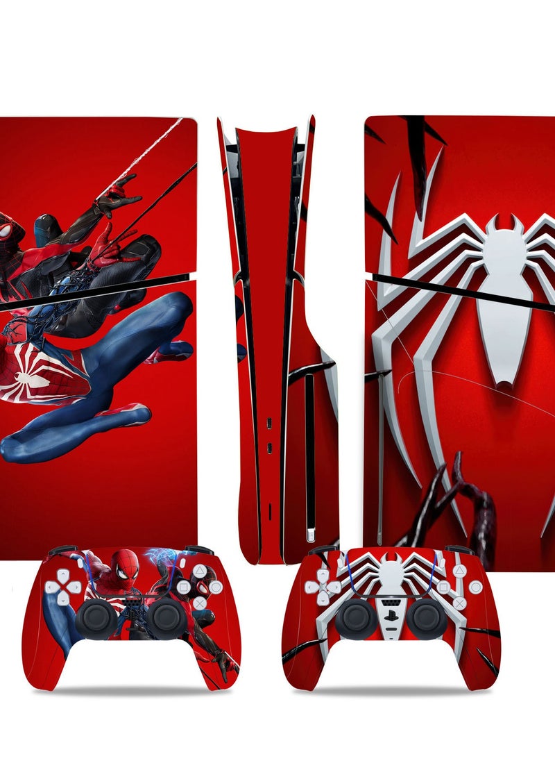 PS5 Slim Optical Drive Version Game Cconsole Full Body Ssticker Digital Version Sticker Spider Man 2 Limited Creative Sticker