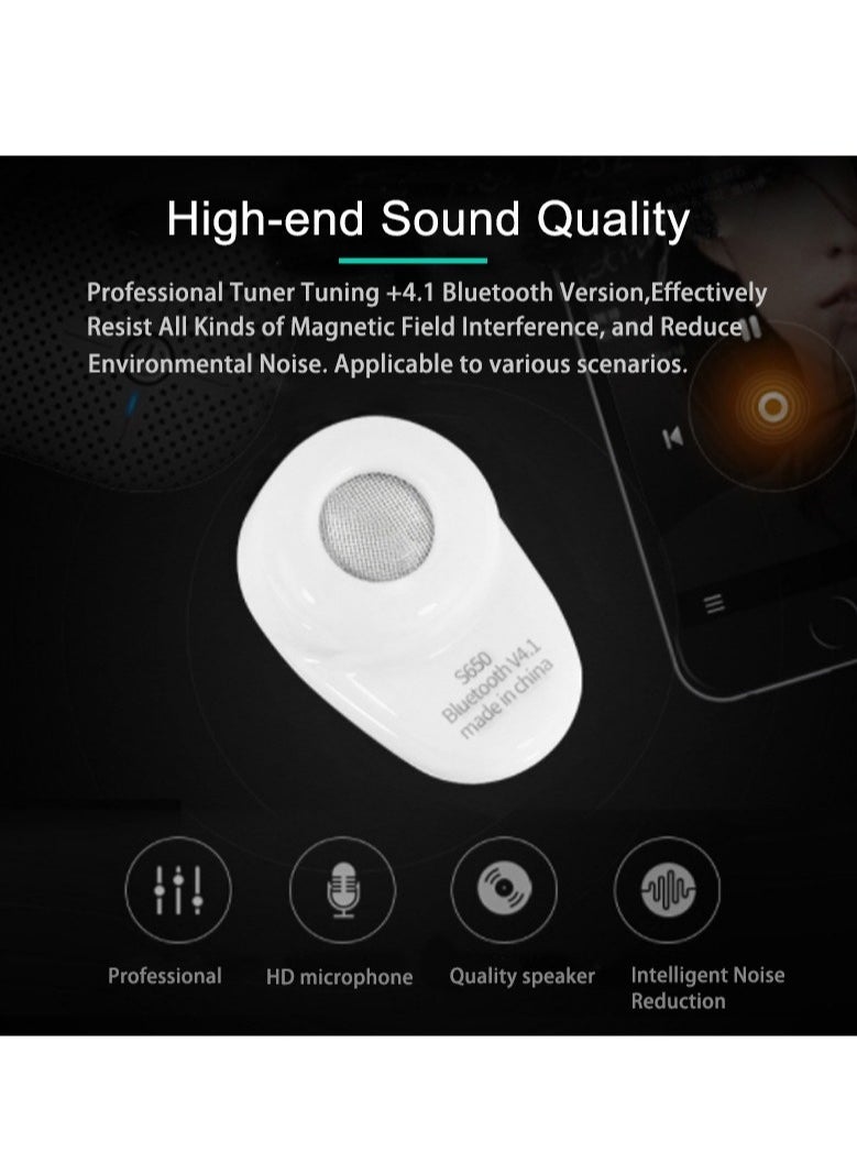 Single Wireless Earphone, Noise Cancelling Mini Bluetooth Headset, Ergonomic Design TWS Earbud With Microphone, High Quality Stereo Sound Earbud For Music, (Single Piece, Light Brown)