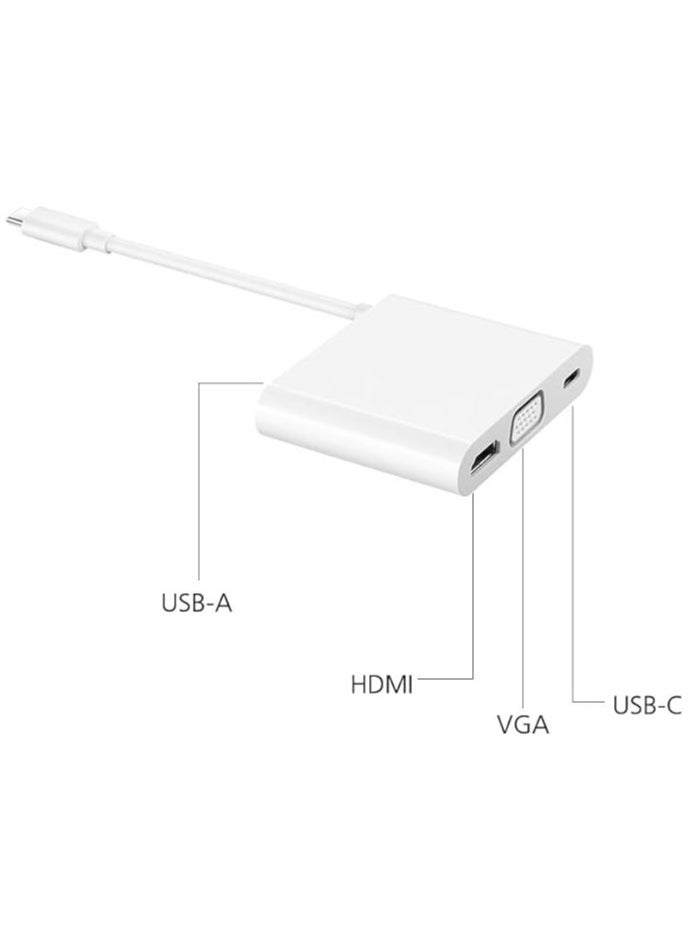 Matedock 2 AD11 HDMI/VGI/USB-C Adapter - White