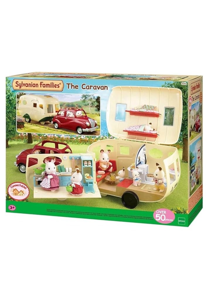 Caravan Playset for Dolls - Interactive Toy Caravan with Furniture and Accessories