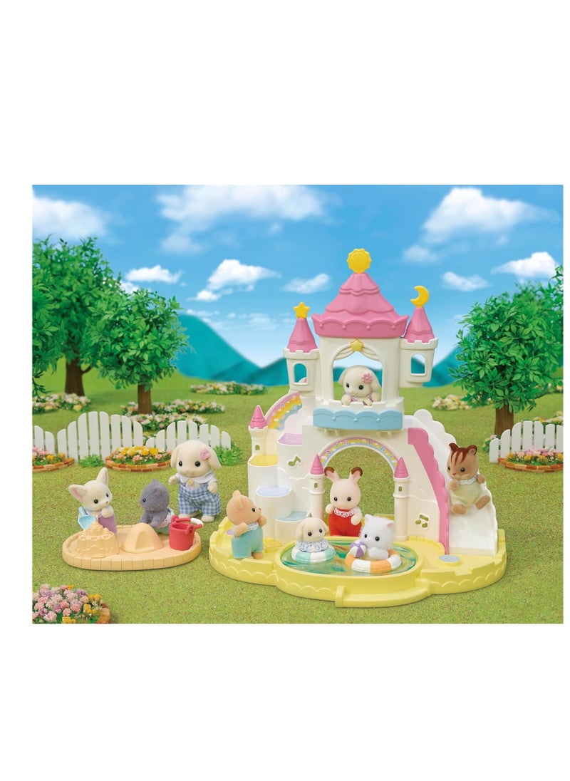 Nursery Sandpit and Pool Playset - Outdoor Adventure Set with Dolls and Accessories