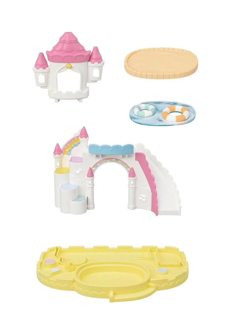 Nursery Sandpit and Pool Playset - Outdoor Adventure Set with Dolls and Accessories