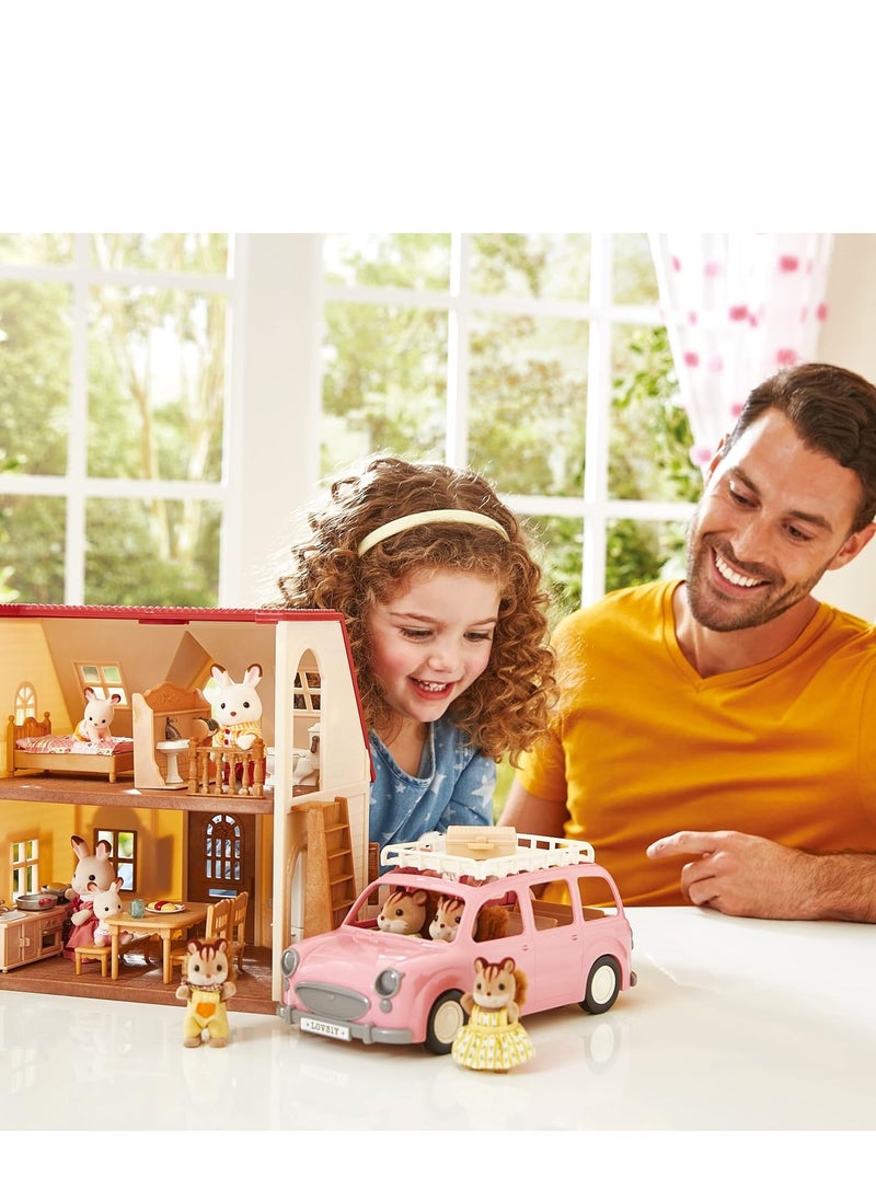 Family Picnic Van Playset - Doll Family Picnic Set with Van and Outdoor Accessories