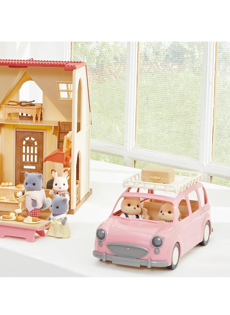 Family Picnic Van Playset - Doll Family Picnic Set with Van and Outdoor Accessories