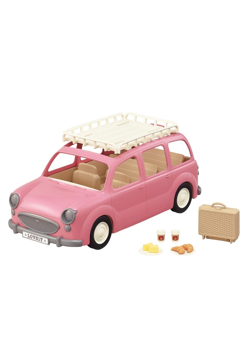 Family Picnic Van Playset - Doll Family Picnic Set with Van and Outdoor Accessories