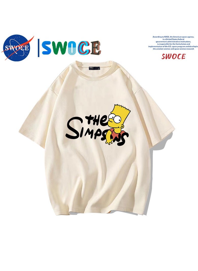 New Fashion Cartoon Anime SWOCE Cotton T-shirt