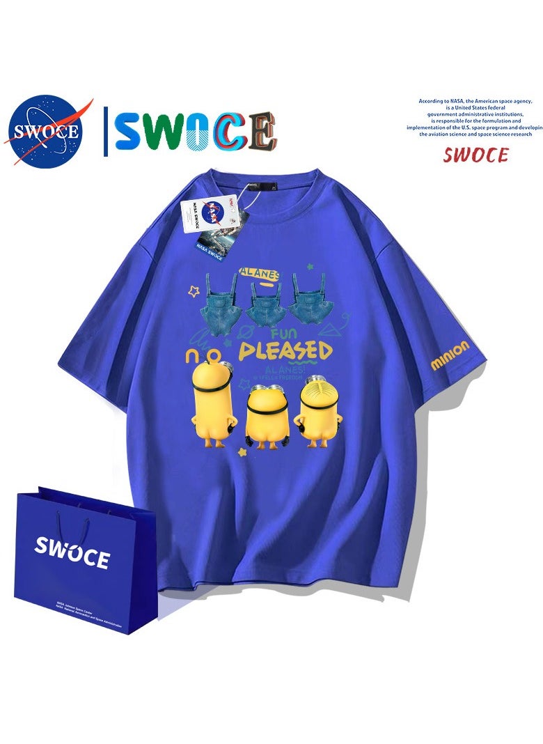 New Fashion Cartoon Anime SWOCE Cotton T-shirt