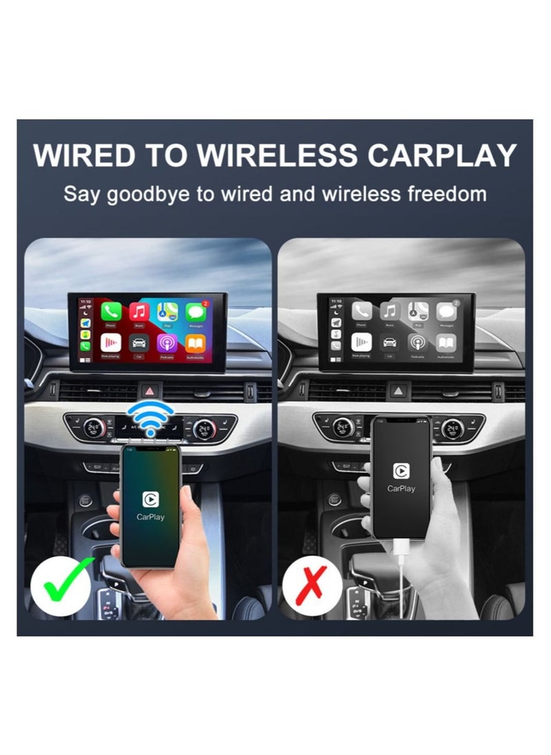 4.0 Wireless Android Auto CarPlay Adapter CarPlay Dongle Auto Connect for Volkswagen Toyota Honda Audi Benz Mazd