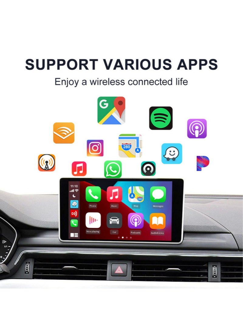 4.0 Wireless Android Auto CarPlay Adapter CarPlay Dongle Auto Connect for Volkswagen Toyota Honda Audi Benz Mazd