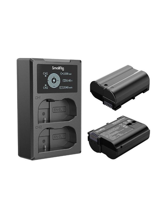 SmallRig EN-EL15 Camera Battery and Charger Kit 3820B