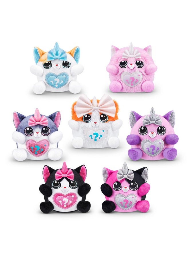 Kittycorn Surprise Series 2 (Chinchilla Cat) By Zuru, Collectible Plush Stuffed Animal, Surprise Egg, Sticker Pack, Slime, Ages 3+ For Girls, Children