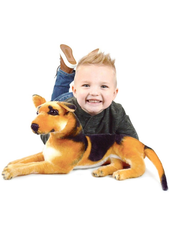 Hero The German Shepherd | 19 Inch Stuffed Animal Plush Dog | By Tigerhart Toys