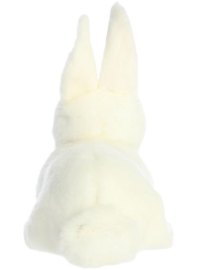 ® Realistic Miyoni® American White Rabbit Stuffed Animal - Lifelike Detail - Cherished Companionship - 8 Inches