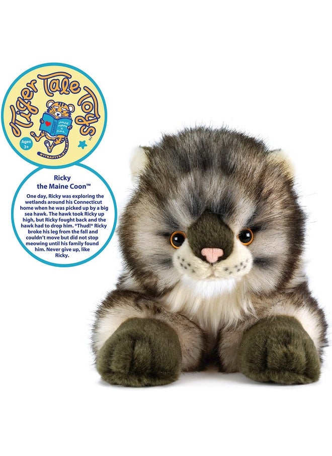 Ricky The Maine Coon | 16 Inch Stuffed Animal Plush | By Tigerhart Toys