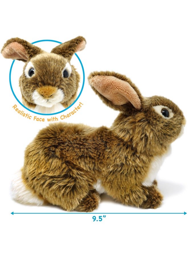 Brigid The Brown Rabbit - 10 Inch Stuffed Animal Plush Bunny - By Tigerhart Toys