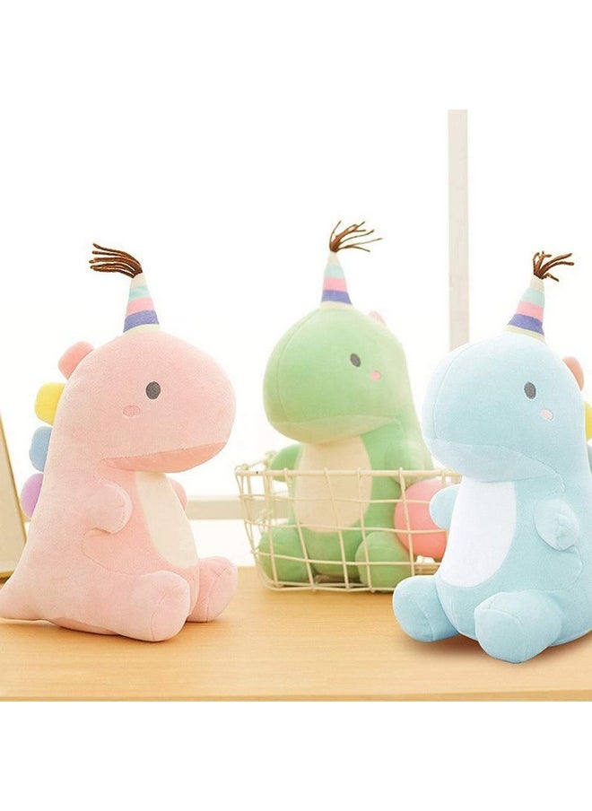 Dinosaur Plush Stuffed Animals Toys,Cute Dino Stuffed Animal,Birthday Lagre Dinosaur Stuffed Animal For Kids Boys Girls,Green,13.8 Inch