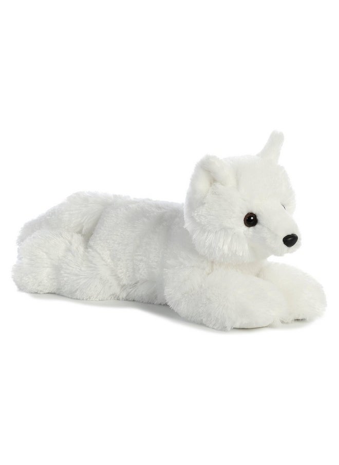 ® Adorable Flopsie™ Arctic Fox Stuffed Animal - Playful Ease - Timeless Companions - White 12 Inches