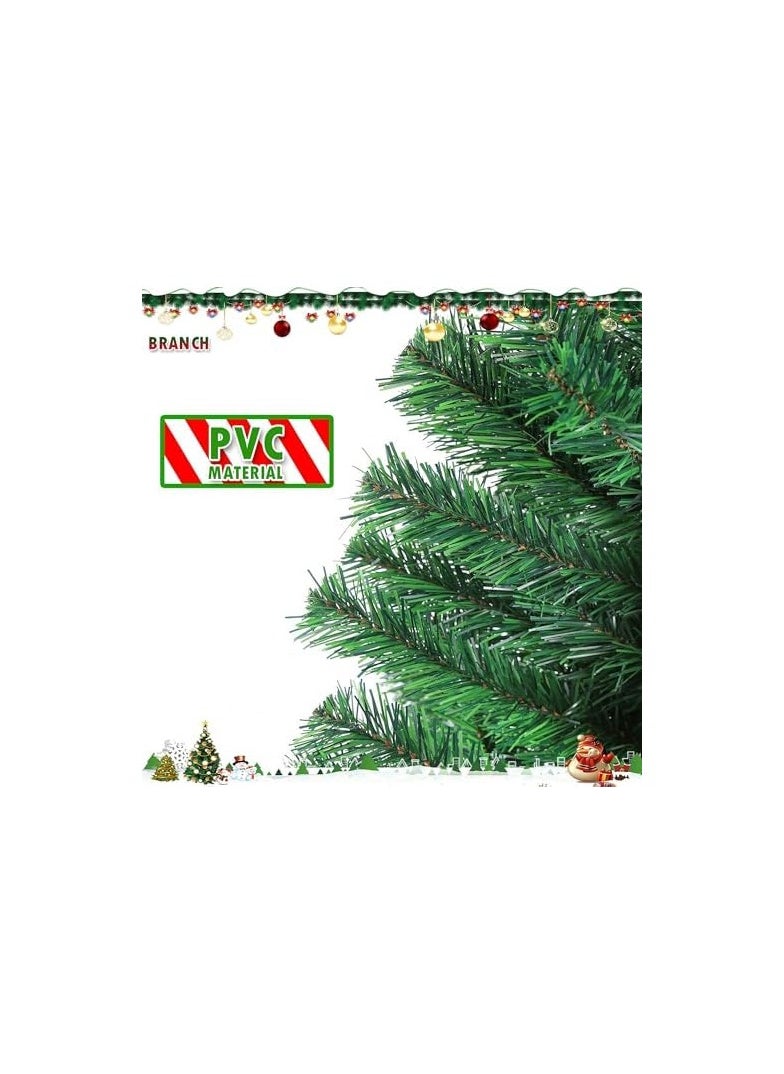 4ft Artificial Christmas Tree, 120CM Small Xmas Tree with 500 Full Branch Tips, Easy Assembly Holiday Tree with Metal Stand, Perfect for Home, Office & Small Spaces