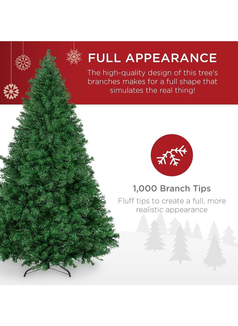 4ft Artificial Christmas Tree, 120CM Small Xmas Tree with 500 Full Branch Tips, Easy Assembly Holiday Tree with Metal Stand, Perfect for Home, Office & Small Spaces