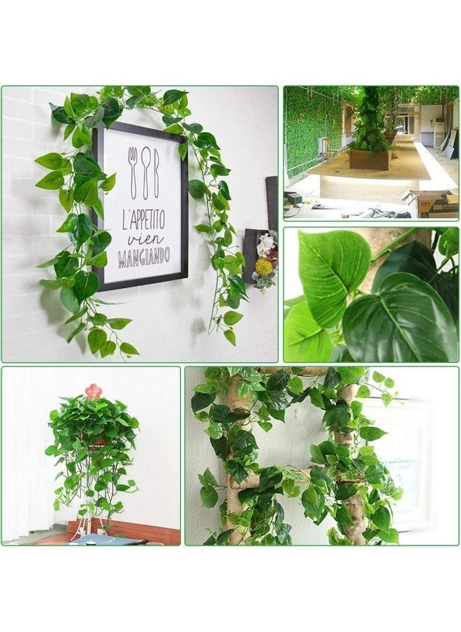 12-Piece Artificial Hanging Ivy Leaves multicolour 230cm