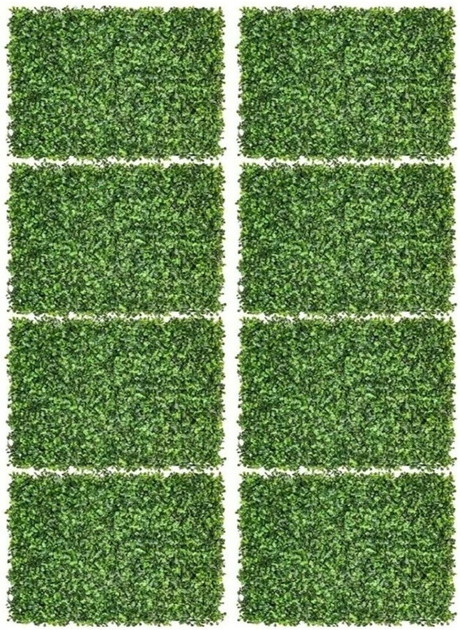 8 Packs Of Artificial Hedges,Plants,Artificial Grass Fences,Used For Balcony Railings,Garden Courtyards,Sidewalks,Spaces And Walls