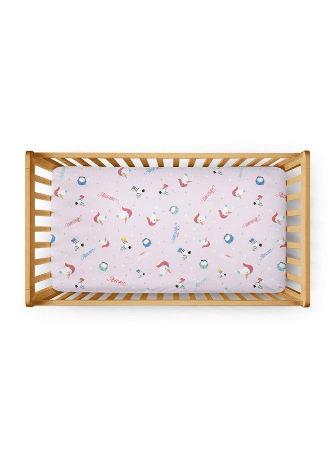 Organic Cotton Flat Crib Sheet For New Borns And Infants - Totally Adorable