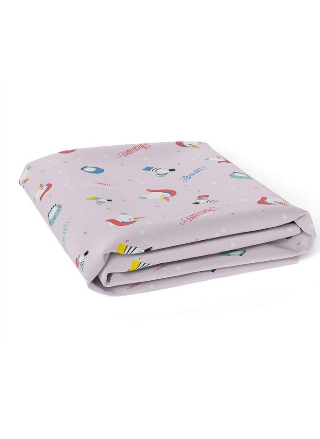 Organic Cotton Flat Crib Sheet For New Borns And Infants - Totally Adorable