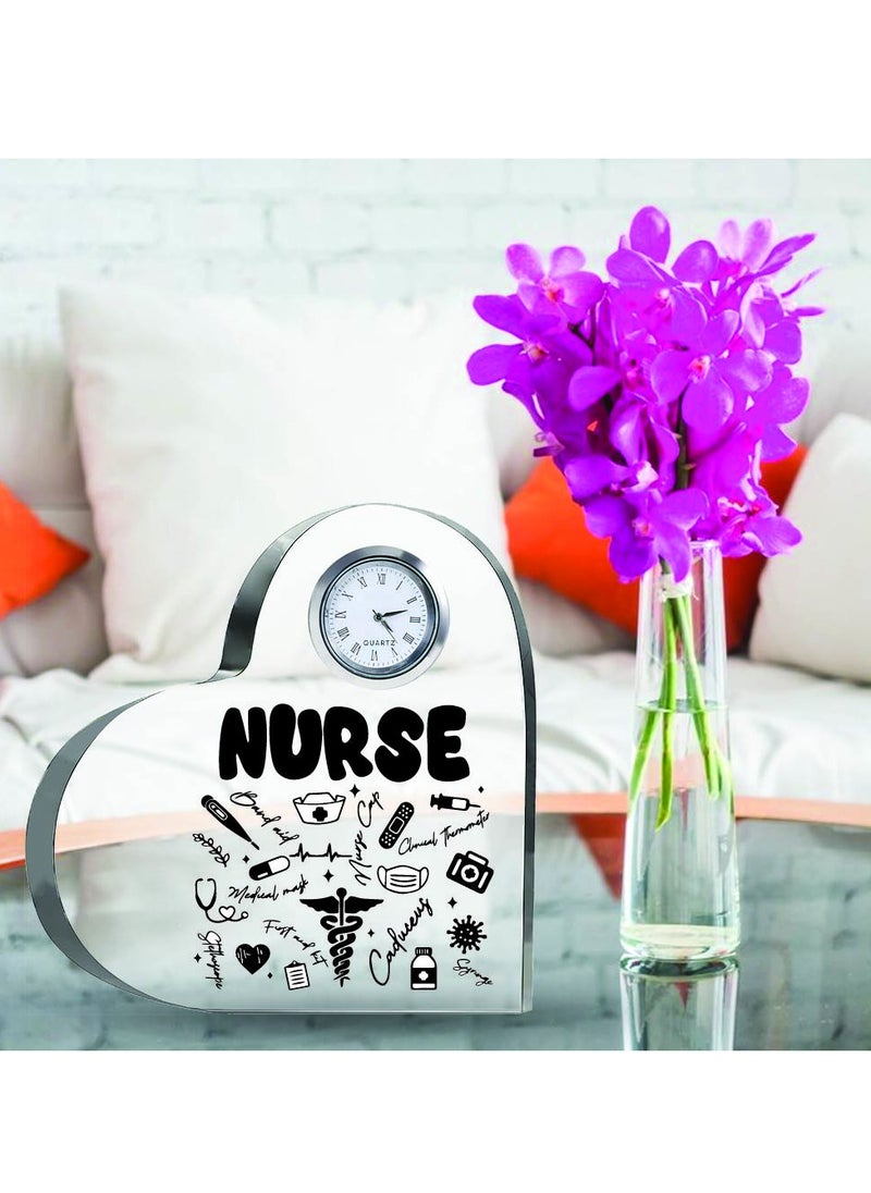 Celebrate International Nurse's Day with a Heartfelt Gift - Crystal Table Centerpiece Gift for Nurses - Appreciation Gifts for Nurse - Perfect for Medical Professionals, Nursing Students