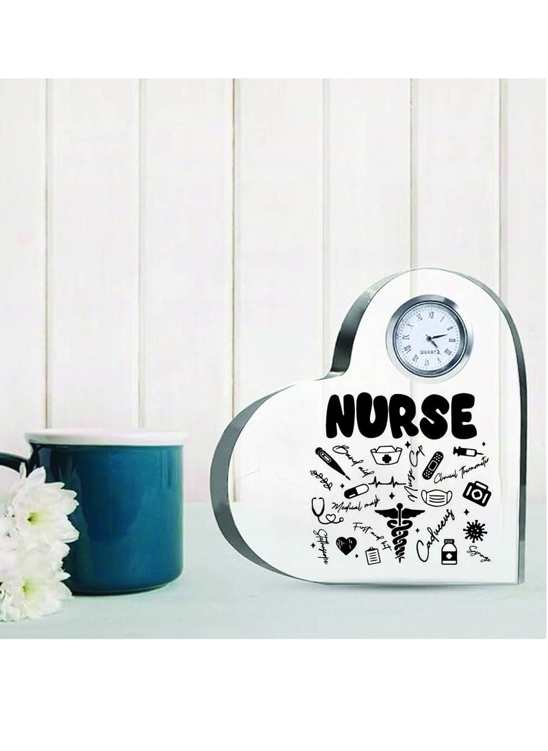 Celebrate International Nurse's Day with a Heartfelt Gift - Crystal Table Centerpiece Gift for Nurses - Appreciation Gifts for Nurse - Perfect for Medical Professionals, Nursing Students